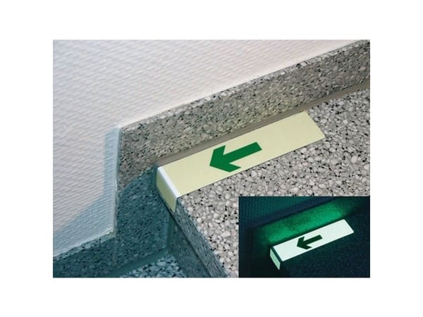 SafetyMarking 15.7493 Lattiamerkit Alumiini 1 kpl (L x S x K) 184 x 30 x 42 mm