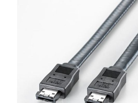 ROLINE External SATA 6.0 Gbit/s Cable 1.0 m, musta