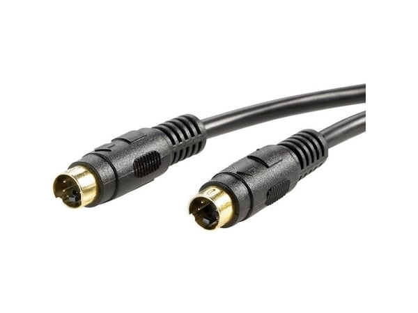 Secomp VALUE - Videokabel - S-Video - 4-pins mini-DIN hann til 4-pins mini-DIN hann - 5 m - skjermet - svart