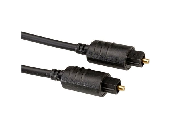 ROLINE 11.09.4382, TOSLINK, Hanstik, TOSLINK, Hanstik, 2 m, Sort