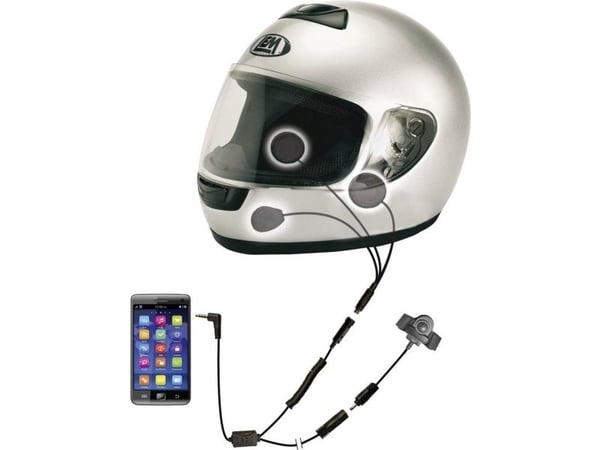 Albrecht SHS 300i 41935 headset med mikrofon, passer til integralhjelm