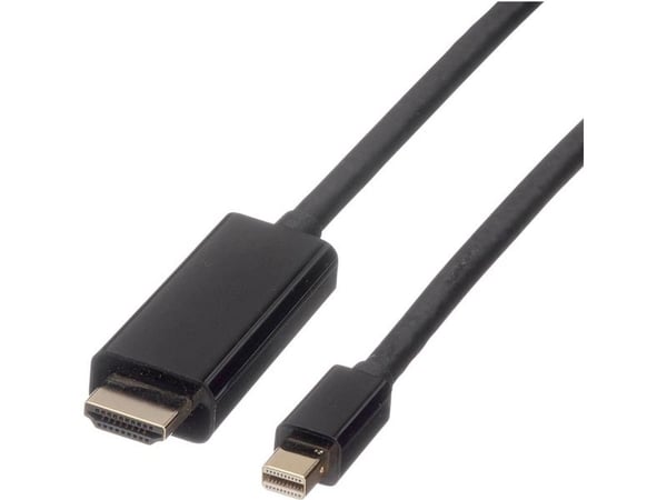 ROLINE 11.04.5795, 1 m, Mini DisplayPort, Hanstik, Hanstik, suora