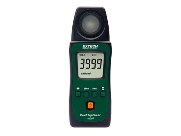 Extech UV505 UV-måleinstrument 0–39.99 mW/cm²