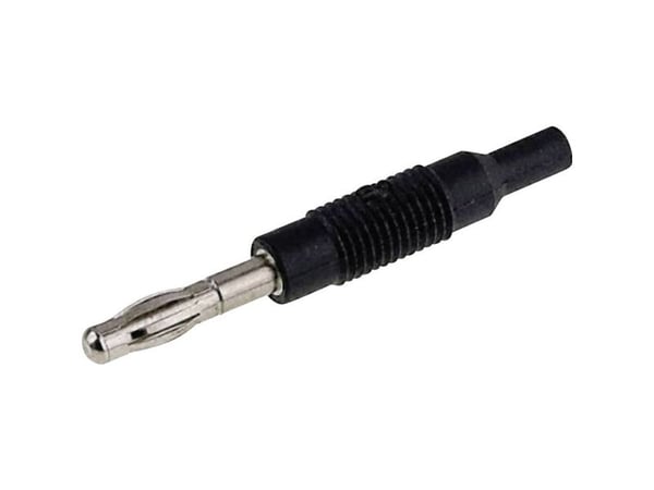 Hirschmann 973599100, Testsond, Svart, Polypropylen (PP), -20 - 60 ° C, 30 V, 6 A