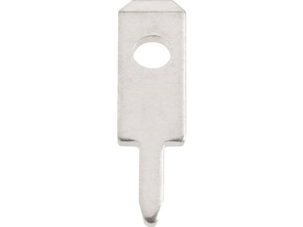 Vogt Verbindungstechnik 378005.68 innstikktunge, kontaktbredde 2,8 mm, kontakttykkelse 0,5 mm, 180°, uisolert metall, 100 stk