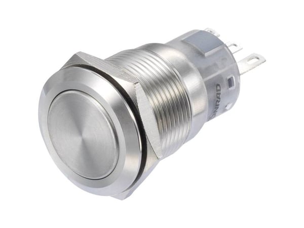 TRU COMPONENTS LAS1-AGQ-11/S Painekytkin 250 V/AC 3 A 1 x On/(On) Painonappi IP65 1 kpl