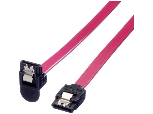 ROLINE 11.03.1564, 0,5 m, SATA III, SATA 7-pin, SATA 7-pin, Hankjønn/hankjønn, Sort, Rød, Rød