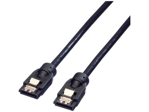 ROLINE 11.03.1552, 0,5 m, SATA III, SATA 7-pin, SATA 7-pin, Hankjønn/hankjønn, Sort, Sort