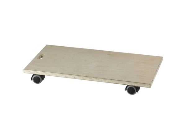 dörner + helmer 2906222 Vario Soft Transportrullevogn Bärförmåga (max.): 80 kg 500 mm x 250 mm