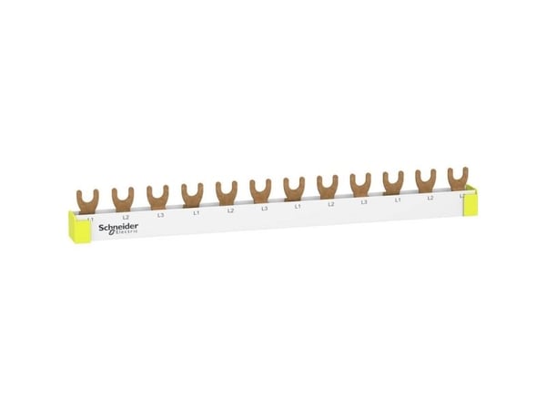 Schneider Electric Unica R9XFH312, Hvit, 400 V, Gaffelkobling, 1 stykker, 63 A, 22 cm