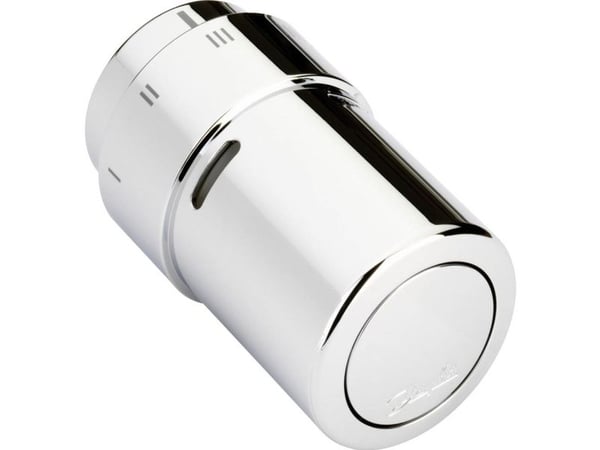 Danfoss RAX - Patteritermostaatti - kaapelointi - kromi