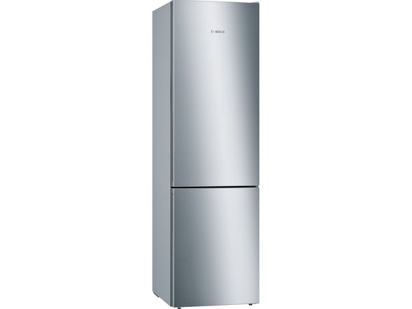 Bosch Serie | 6 KGE39ALCA - Kjøleskap/fryser - bunnfryser - bredde: 60 cm - dybde: 65 cm - høyde: 201 cm - 343 liter - Klasse C - inox