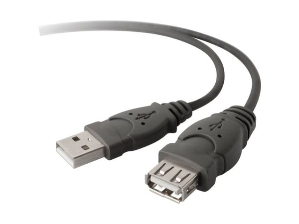 Belkin - USB-forlengelseskabel - USB (hann) til USB (hunn) - USB 2.0 - 4.8 m