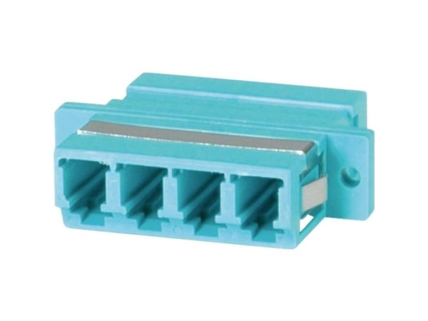 Value Fibre Optic Adapter LC quadruple, OM3 PB