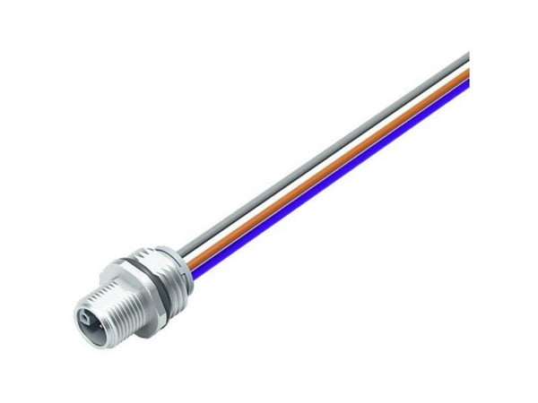 Sideaine 09 0641 700 05 Anturi, toimilaitteen liitin, M12 Liitin, pystyasennus 1 kpl