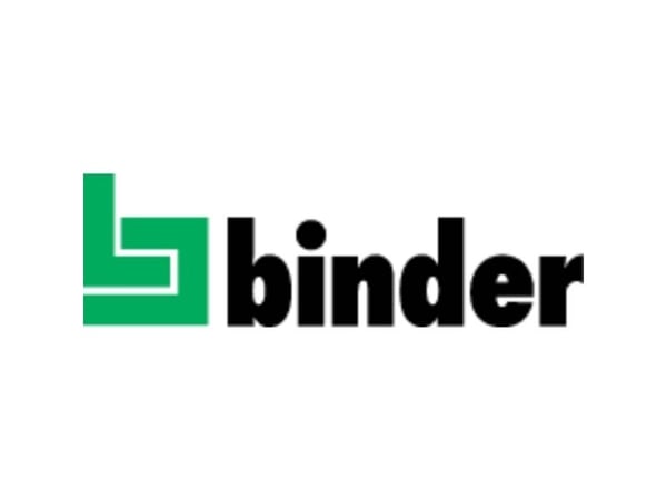 BINDER 09 6503 100 08, Bayonet, Sort, Rett, IP68, IP69K, -40 - 100 °C