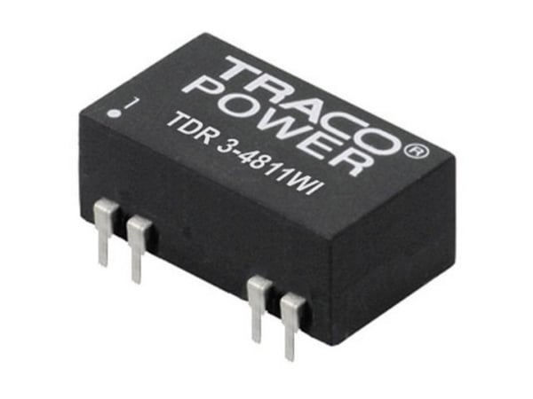 Traco Power TDR 3-1212WI, 17,2 mm, 8,7 mm, 18,9 mm, 4,5 g, 3 W, 4.5-18 V