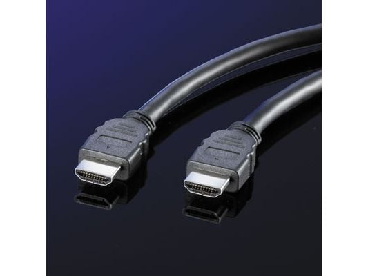 ROLINE 5m HDMI, 5 m, HDMI Type A (Standard), HDMI Type A (Standard), 3D, 10,2 Gbit/sek., Svart
