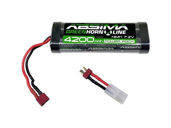 Absima Greenhorn, Batteri, Sortere