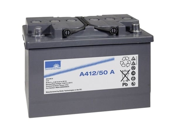 GNB Sonnenschein A412/50 A Blybatteri 12 V 50 Ah Bly-gel (B x H x D) 278 x 190 x 175 mm Konusp- Vedligeh-delsfri