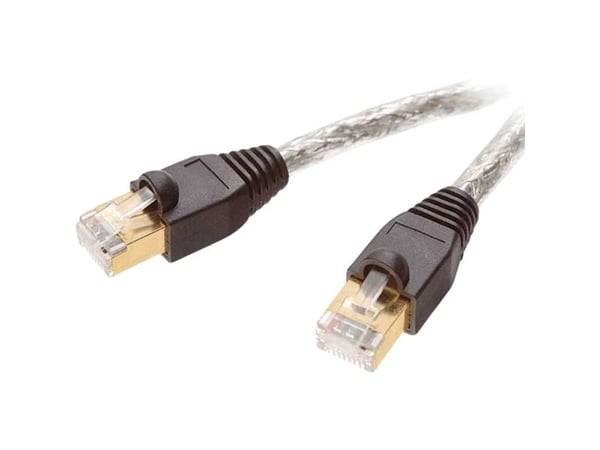 Vivanco CAT 6e network lead, 2.0 m, transparent, 2 m, Valkoinen