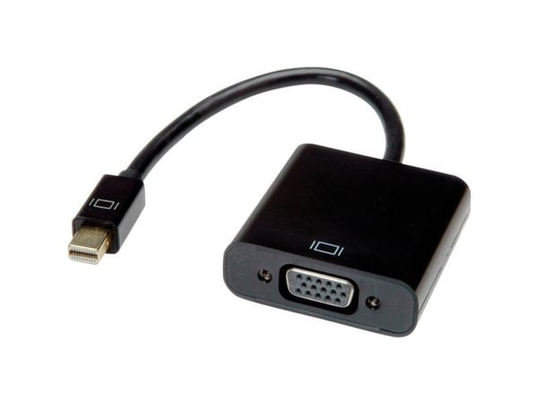 Value 12.99.3126, 0,15 m, Mini DisplayPort, VGA (D-Sub), Hankjønn, Hunkjønn, Rett