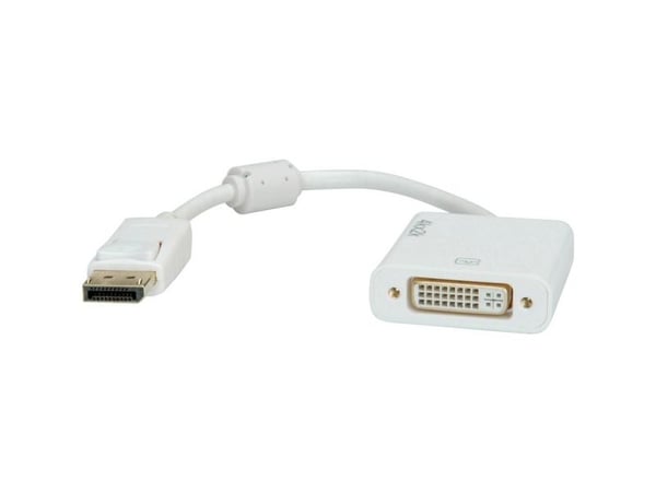 ROLINE 12.03.3136, 0,15 m, DisplayPort, DVI-D, Hankjønn, Hunkjønn, 3840 x 2160