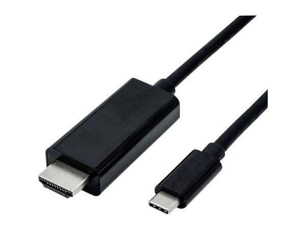 ROLINE 11.04.5841, 2 m, USB Type-C, HDMI, Hankjønn, Hankjønn, 3840 x 2160 piksler
