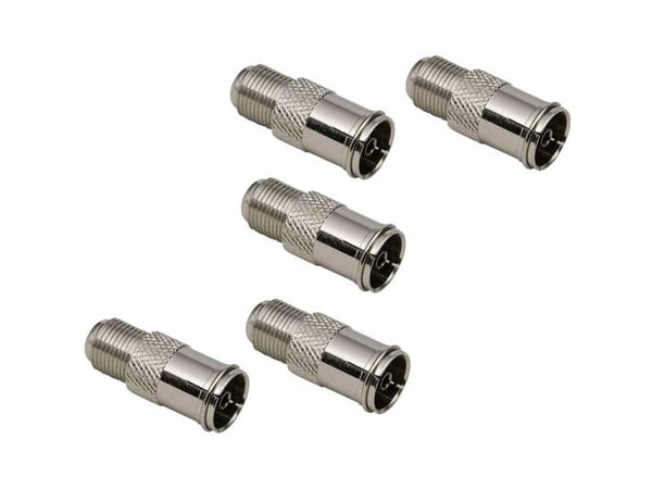 BKL Electronic 0403553 SAT-antennin liitin ja sovitin 5 kpl