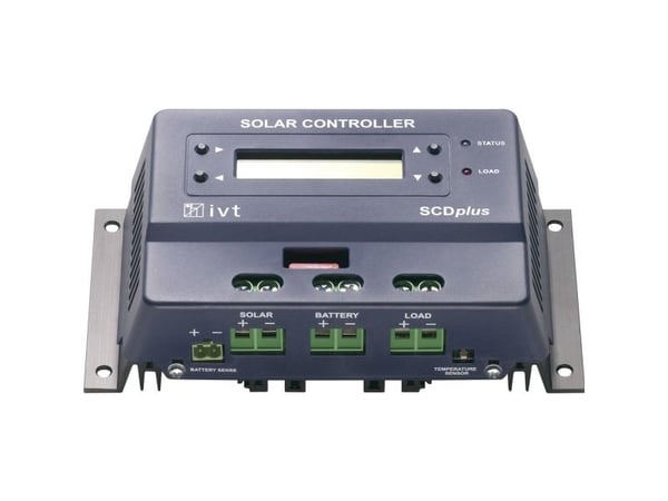 IVT SCDplus 25A solcelleladeregulator PWM 12 V, 24 V 25 A