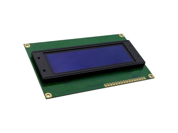 Display Elektronik OLED-modul Gul Sort 20 x 4 Pixel (B x H x T) 98 x 10 x 60 mm DEP20401-Y