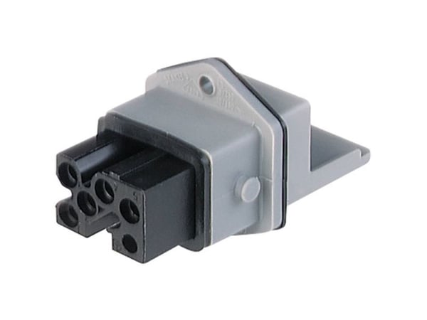 Hirschmann 931 694-106-1 strömkontakt STAKEI anslutning/infällning vertikal, totalt antal poler: 5 + PE, 16 A, grå, 1 st