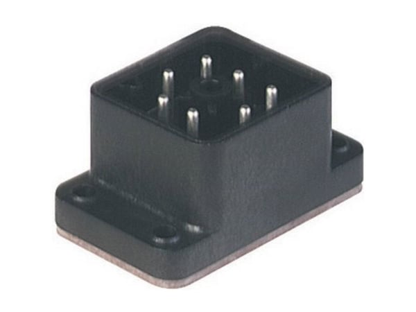 Hirschmann GO 610 FA M 932 478-100-1 Musta Tolpat:6 + PE Sisältö: 1 kpl