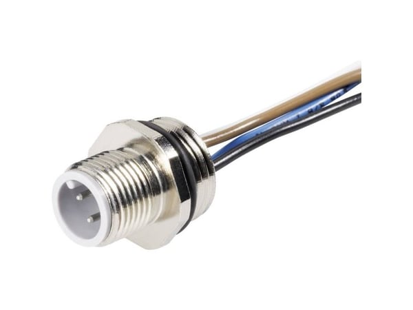 Hirschmann 932 916-206-1 Anturi, toimilaitteen liitin, M12 Liitin, uppoasennus 1 kpl 1 kpl
