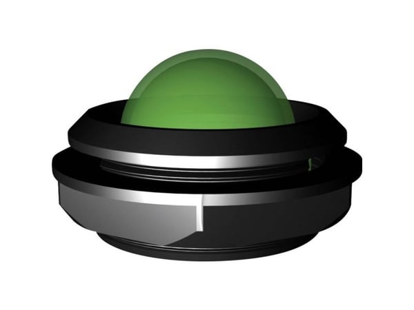 Signaalikonstruktio LED-merkkivalo Ultragrøn 12 V/DC, 12 V/AC 20 mA