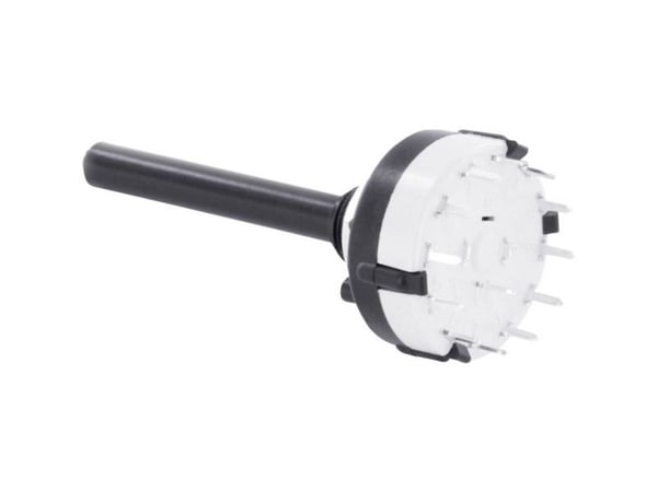 TRU COMPONENTS TC-DS2X6P dreie bryter 0,35 A, bryterposisjoner 6, 5 x 30 °, 1 stk