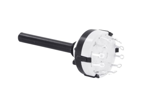 TRU COMPONENTS TC-DS2X6L dreiebryter 0,35 A bryterposisjoner 6, 6 x 30°, 1 stk