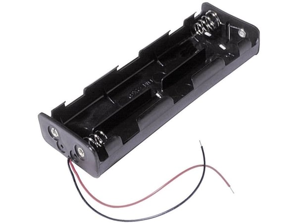 MPD BH26CW Batteriholder 6 R14 (C) Kabel (L x B x H) 158 x 55 x 26 mm