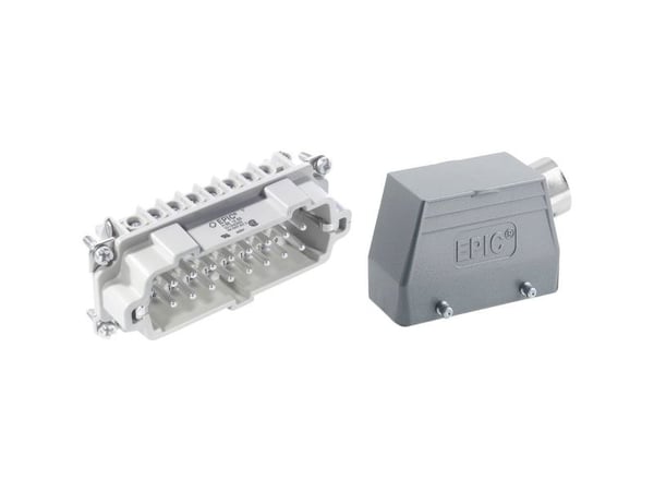 Lapp EPIC KIT H-BE 16 SS TS M25, Grå, Kopper, Sølv, IP65, 16 A, UL 508 / UL 2237 IEC 61984, UL 1977
