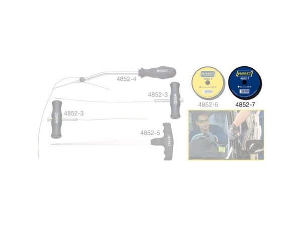 HAZET 4852-7, Kobber, 0,8 mm, 22 m, Tyskland, 90 g