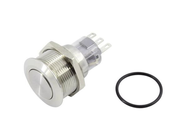 TRU COMPONENTS 1602514 TC-GQ22-A-11Z/S203 Painekytkin 250 V 3 A 1 x Off/On Klikkende IP65 1 stk 1 stk