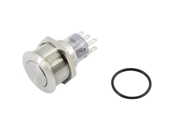 TRU COMPONENTS tryckknapp 250 V 5 A 2 x Off/(On) IP65 1 st