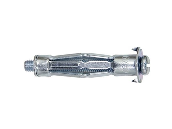 Fischer 519772, Skrue- og veggpluggsett, Gipsfiberplate, Gipsplater, Metall, 1 cm, 37 mm, 1 cm