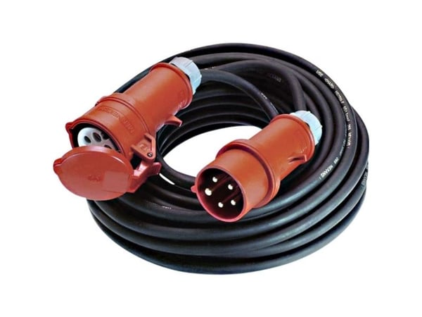 Bachmann 344.170 Outdoor 1AC-ulostulot 5m Musta jatkojohto (0165025)