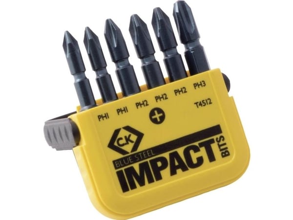 C.K. T4512 bitssett 6 deler kryssspor Phillips Torsion Control-teknologi