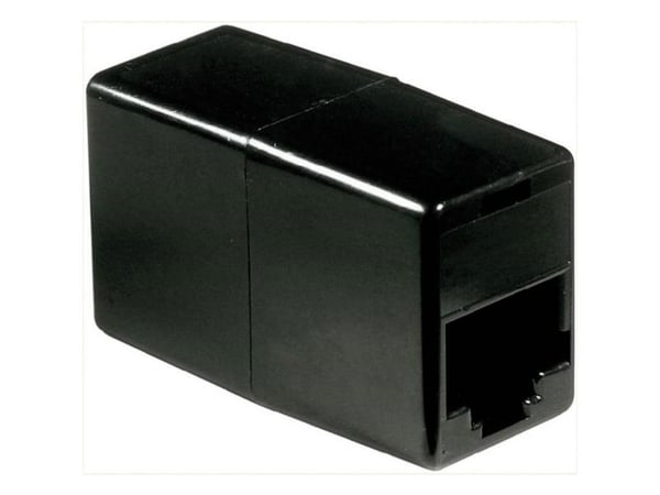 Basetech Western Adapter [1x RJ45-sokkel 8p4c - 1x RJ45-sokkel 8p4c] 0 m Svart Basetech (BT-1602088)