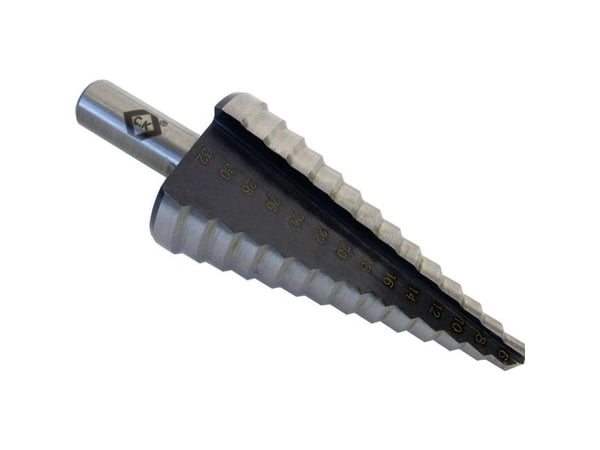 C.K T3011 HSS trinnbor samlet lengde 91 mm 3-fas skaft 1 stk