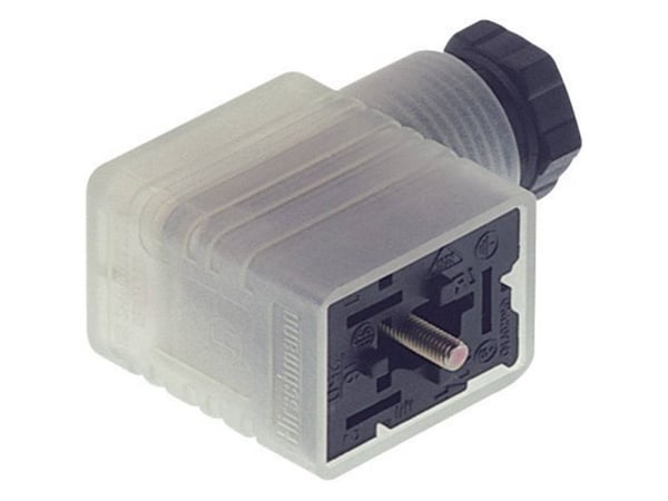 Hirschmann GML 216 NJ LED 24 HH 934 458-002-1 svart poler: 2 + PE (1 st.)