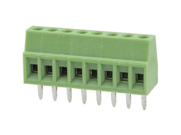 Degson DG308-2.54-08P-14-00-00-00AH Ruuviliitin 0,82 mm² Poltal 8 Vihreä 1 kpl