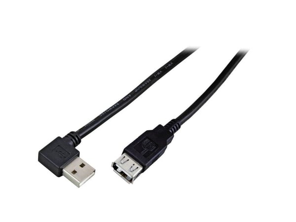 EFB elektronikk K5246SW.1.8, 1,8 m, USB A, USB A, USB 2.0, 480 Mbit/s, sort
